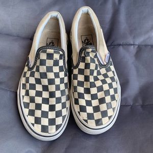 Classic Checkered Slip On Vans